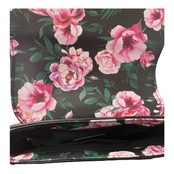 ARDENE Black Floral Crossbody Bag - Picture 2 of 5